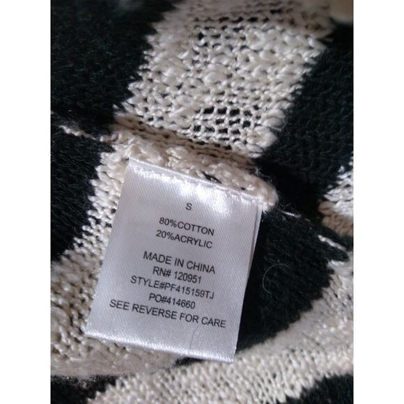 Pink Rose Tan And Black sweater Size S - Picture 3 of 6